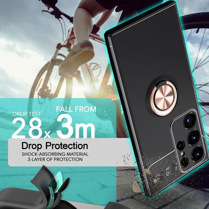 Produktbild Nalia Matte Ring Silikon Hülle (Samsung Galaxy S24 Ultra)