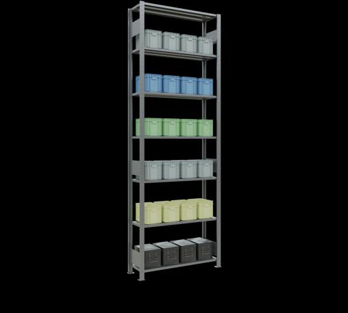 Image du produit Schulte Lagertechnik Elément départ MULTIplus150 avec traverse de longueur