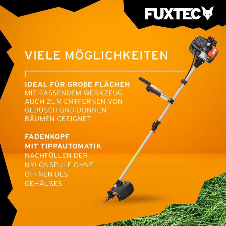 Produktbild Fuxtec FX-4MS131 4-Takt Motorsense (Trimmfaden, Metallschneideblatt)