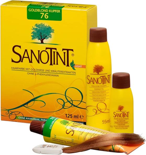 Actual product image Sanotint Sensitive Light Haarfarbe 76 bernstein (76 amber)