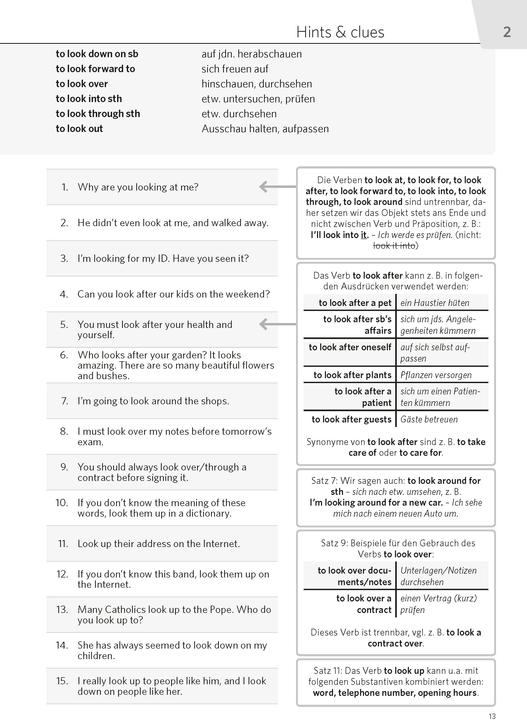Produktbild Satz für Satz Phrasal Verbs Englisch (Deutsch, Englisch, 2022)