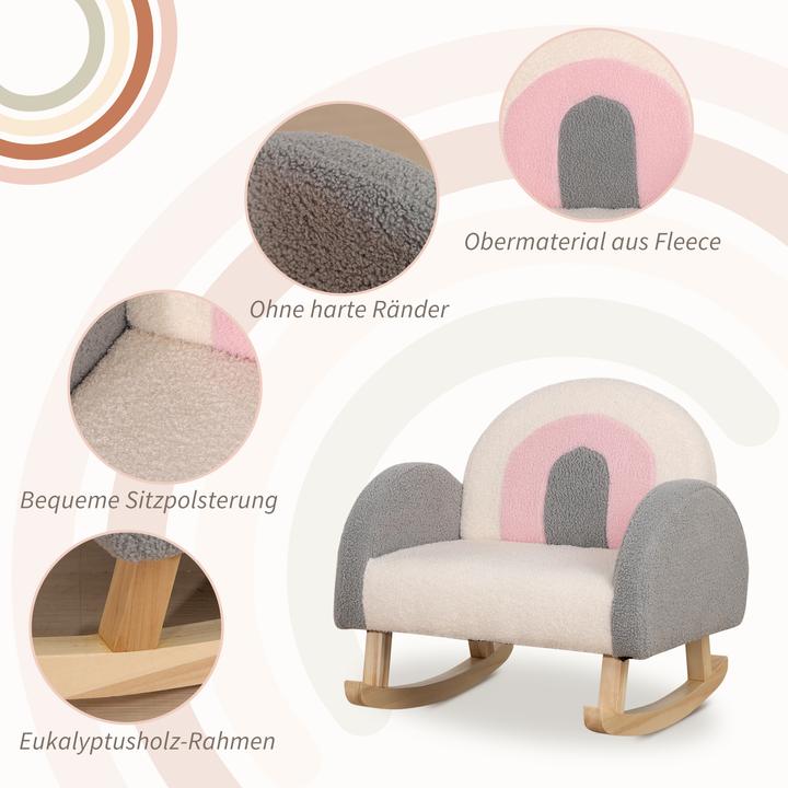 Produktbild Homcom Kindersofa mit Schaukelfunktion (Kindersofa)