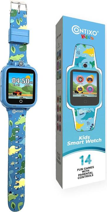 Produktbild Contixo Smart Watch for Kids with Educational Games Blau (D/E/F/I)