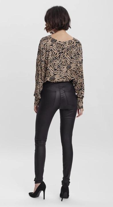 Actual product image Vero Moda Vmloa Hr Skinny Coated Zipper Pant Exc Pants (30)