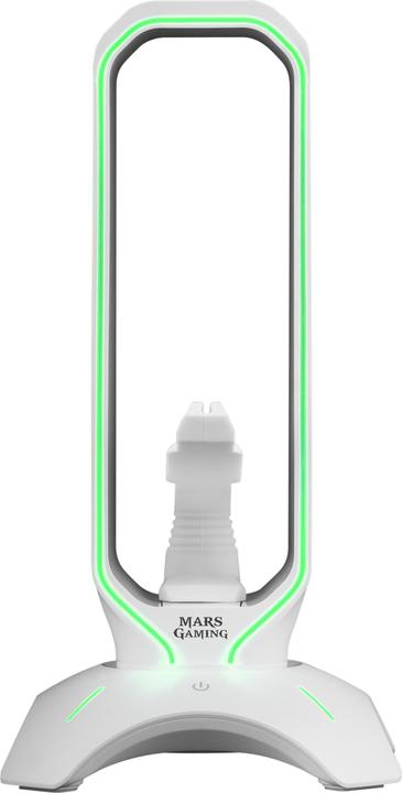 Actual product image Mars Gaming Support Casque Mhhpro W RGB (Blanc)