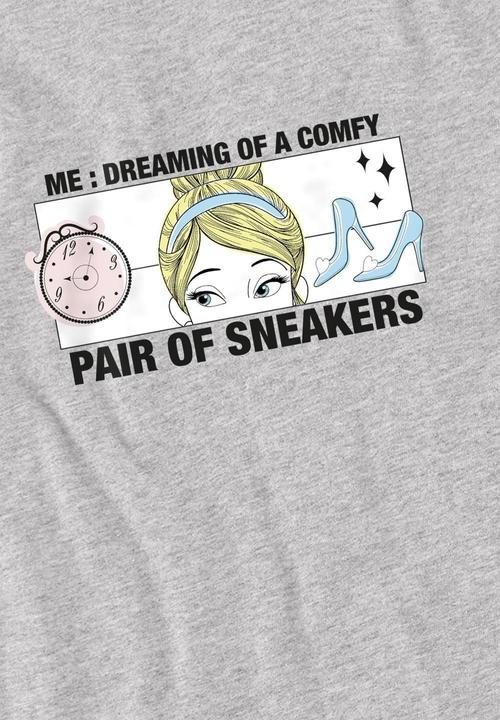 Immagine prodotto Cinderella Dreaming Of Comfy Sneakers Maglietta Bambini (128)