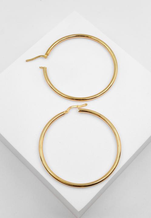 Produktbild Muau Creolen (750/18 K Gelbgold)