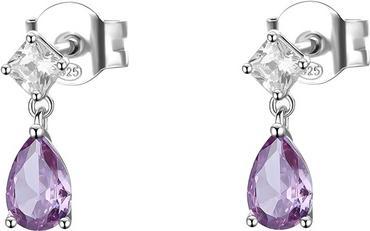 Produktbild Brosway - Magic Purple Fancy Cubic Zirconia Silver Dangle Earrings FMP115