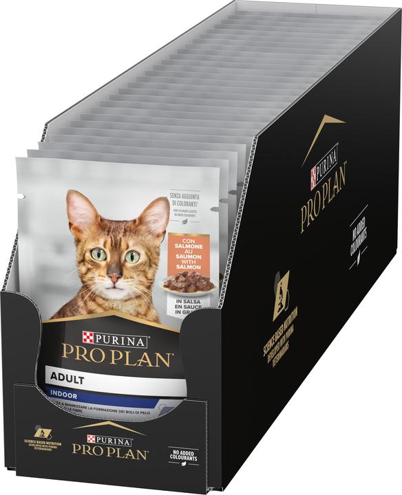 Immagine prodotto Pro Plan Cibo umido Adult Indoor Salmone in salsa, 85 g (Adulto, 1 pz., 85 g)
