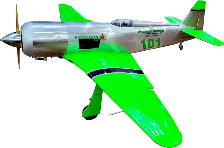 Image du produit Seagull Models SG-Models ) YAK 11 71" 1,8m CHROME 35cc AIRRACE "Perestroika" AVEC un (Oiseau de guerre)