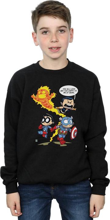 Produktbild Avengers Invaders Cartoon Sweatshirt Jungen (152, 158)