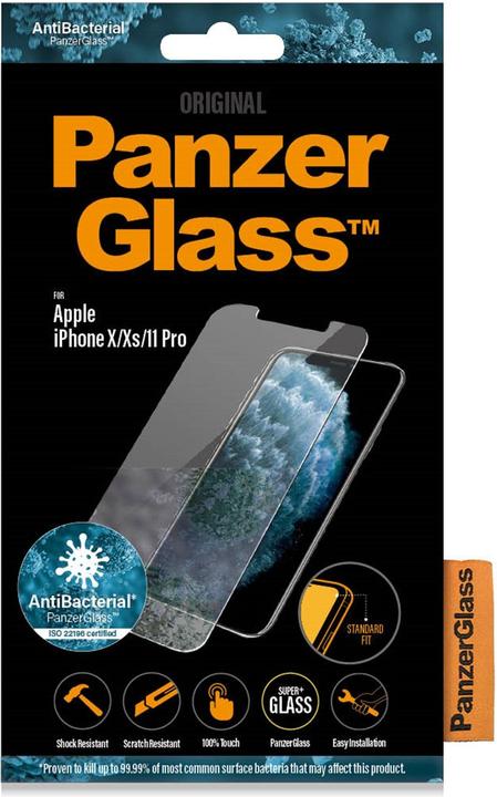 Immagine prodotto PanzerGlass vestibilità standard (1 Pezzo/i, Apple iPhone XS, Apple iPhone 11 Pro, Apple iPhone X)