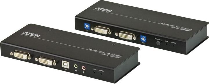 Produktbild Aten CE604 KVM Extender, 2xDVI, Audio
