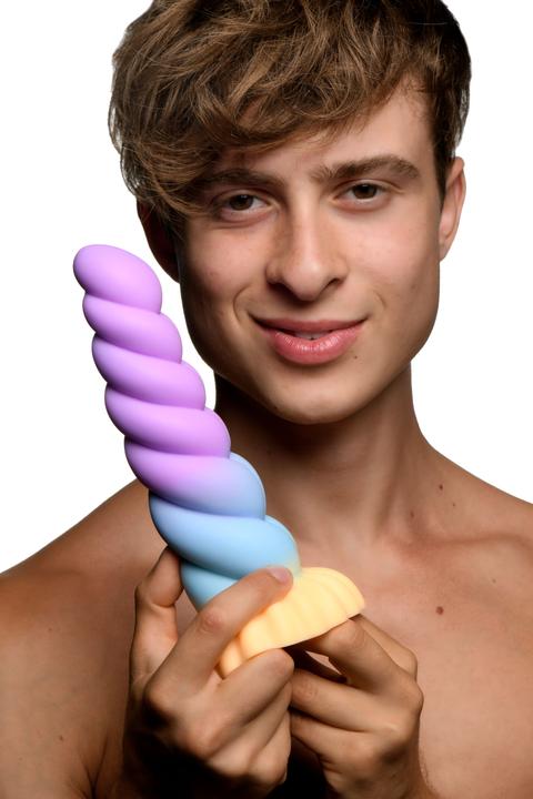 Actual product image Creature Cocks Mystique Unicorn Dildo