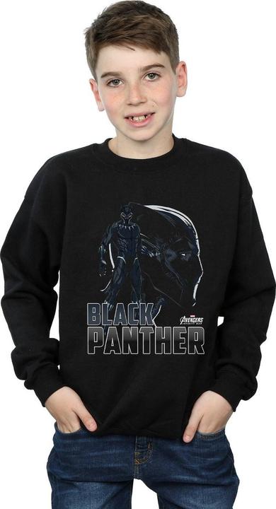 Produktbild Avengers Infinity War Black Panther Character Sweatshirt Jungen (152, 158)
