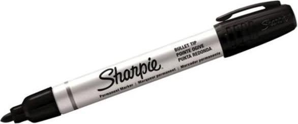 Produktbild Sharpie Stift Metall kleine Kuge Schwarz (Schwarz, 3 mm, 1 x)
