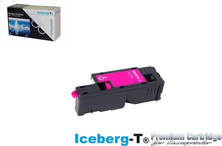 Actual product image Iceberg-T Toner Xerox Phaser 6020 1'000 pages, magenta (M)