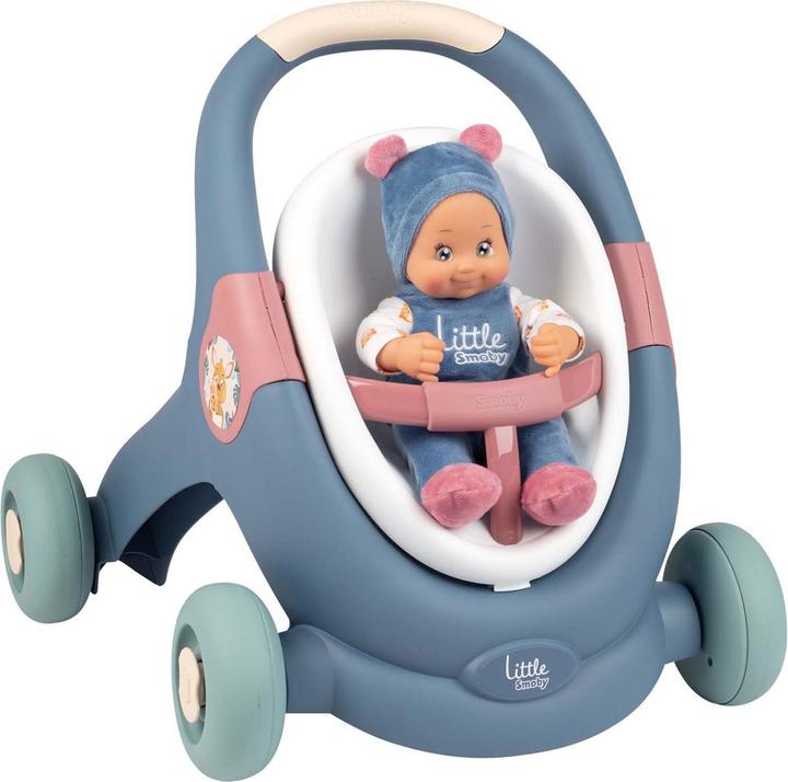Smoby LS 3-in-1 Toddler Doll's Pram
