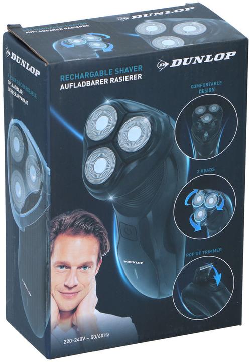Dunlop Tondeuse 3 têtes rechargeable