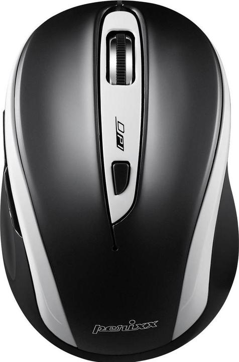 Actual product image Perixx PERIMICE-721 WB Ergonomic mouse wireless white-black 5 buttons (Wireless)