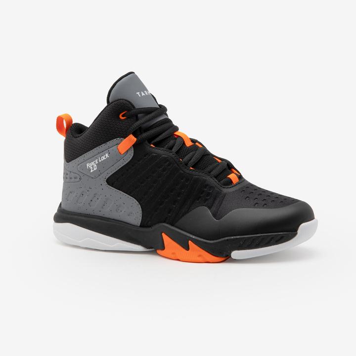 Tarmak Kinder Basketball Schuhe hoch - SS500 schwarz/orange (33)