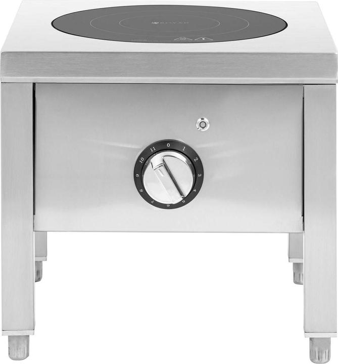 Actual product image Royal Catering Freistehende Induktionsplatte Induktionskochplatte mit 5000 W Edelstahl