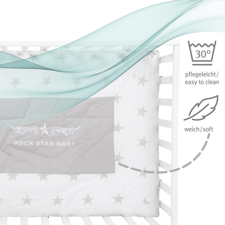 Produktbild Roba Laufgitter 100x75 Rock Star Baby 2 (73 cm, 98.50 cm, MDF)