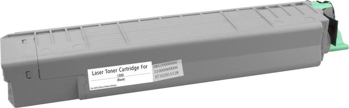 Actual product image Plutoos Oki C830 Toner XXL compatible, Black 44059108