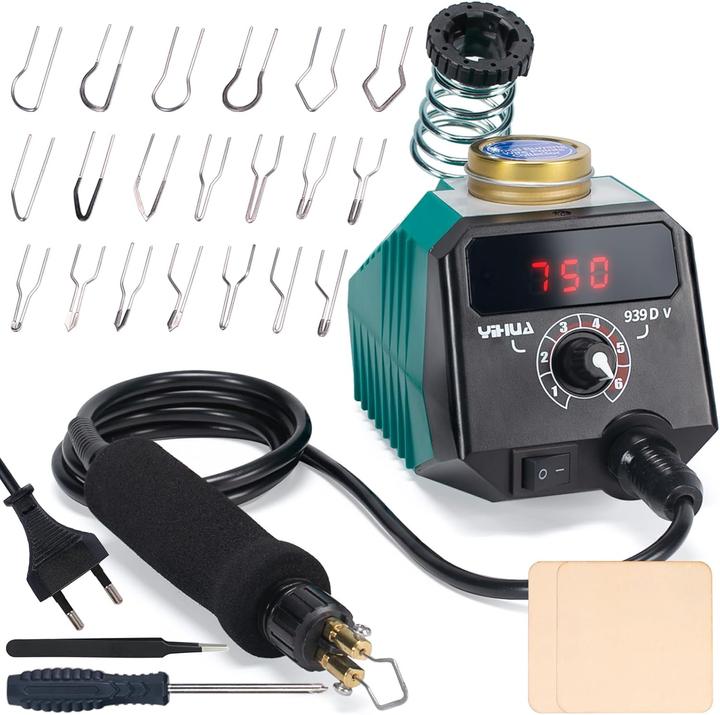 Actual product image Yihua Brandmalerei Brennstation mit Digitalanzeige und 20 Spitzen