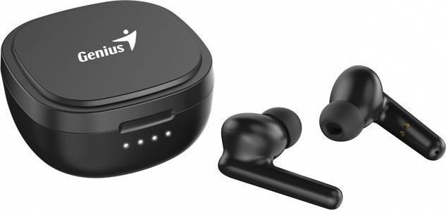 Image du produit Genius HS-M910BT Microphone, microphone, changeur de piste, noir, 2.0, étui de chargement, type sport USB-C (4 h, Sans fil)
