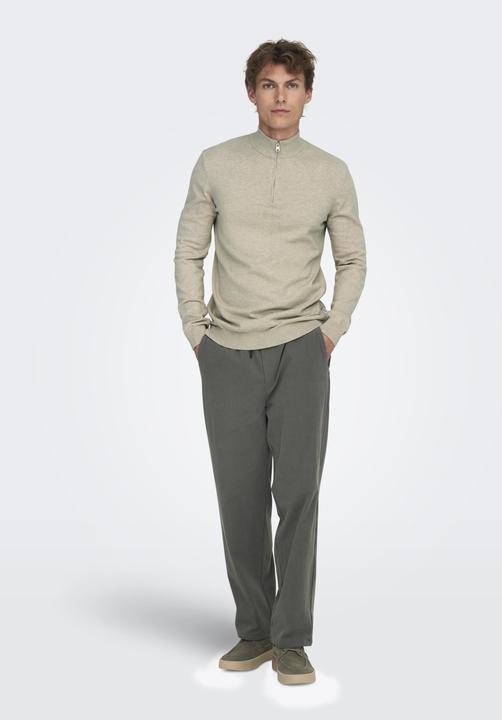 Immagine prodotto Only & Sons Maglia pullover con scollo rotondo dalla vestibilità regolare (L)