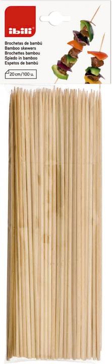 Immagine prodotto Ibili 100.Stk Bambusspiesse 20 cm Perfekt für Grillfeste und Partys