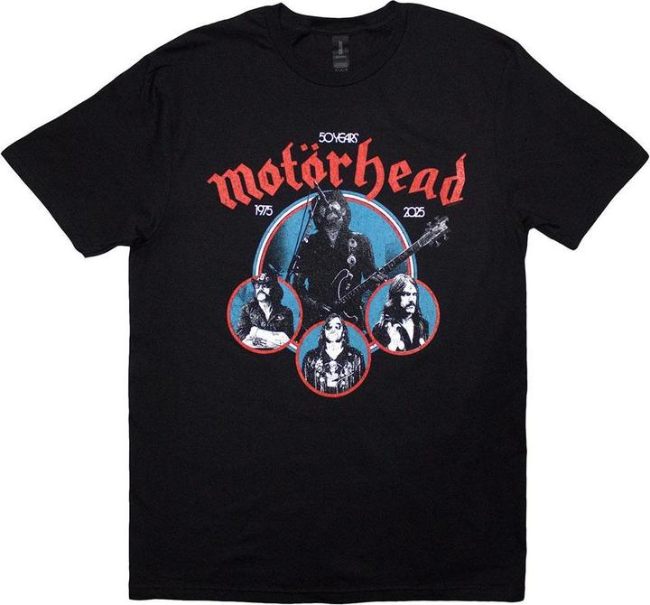 Produktbild Motorhead 50 Years Lemmy Circles TShirt (S)