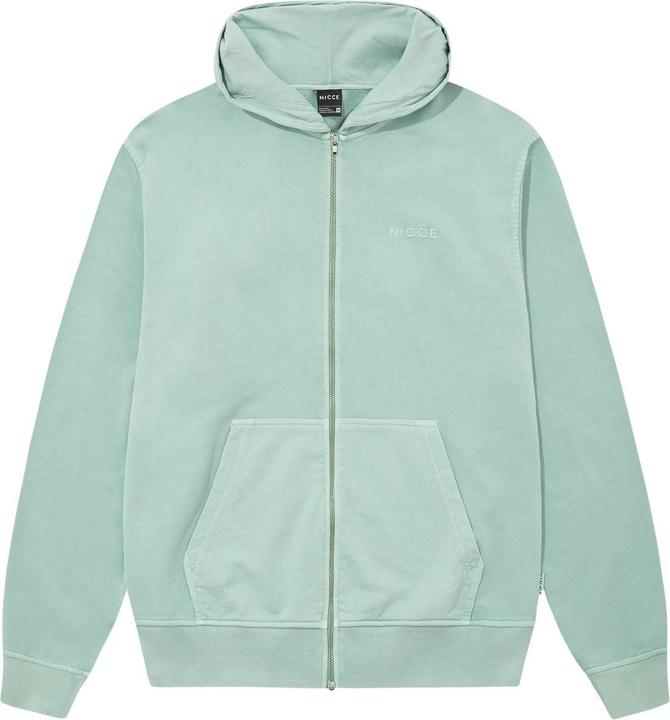 Actual product image Nicce zip-up hoodie gart dye (XS)