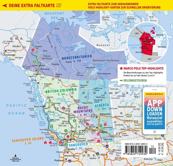 Produktbild Reiseführer Kanada West, Rocky Mountains, Vancouver (Deutsch, Karl Teuschl, 2020)