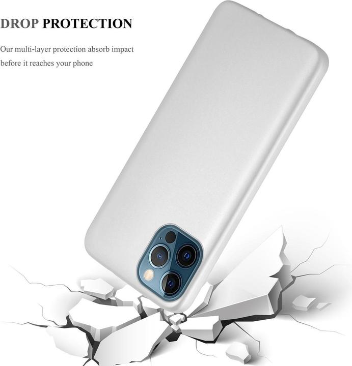 Productafbeelding Cadorabo TPU Matte Metallic hoes (Realme 12 Pro+, Apple iPhone 12)