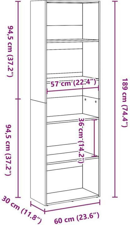 Image du produit VidaXL Banning (60 x 30 x 189 cm)