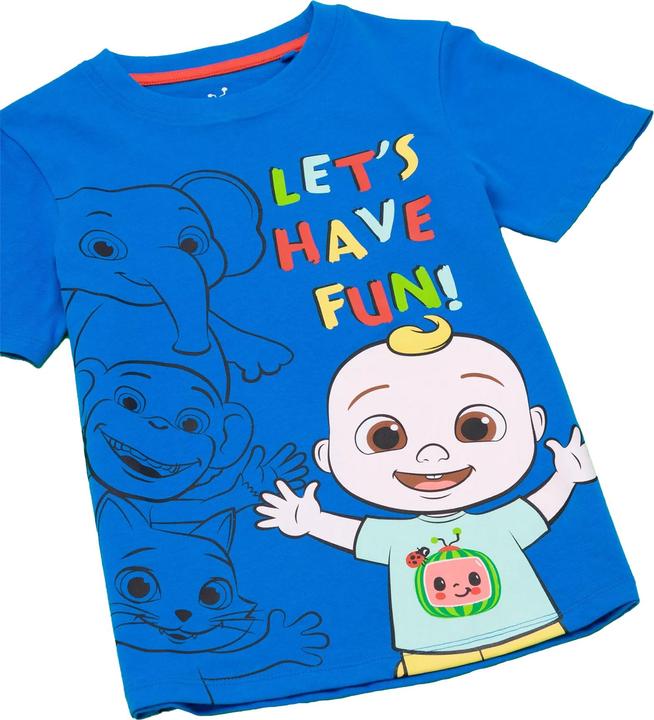 Actual product image Cocomelon Boys Let's Have Fun! Short-Sleeved T-Shirt (92)