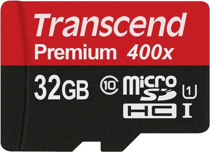 Produktbild Transcend Premium 400x (32 GB, microSDHC, U1, UHS-I)
