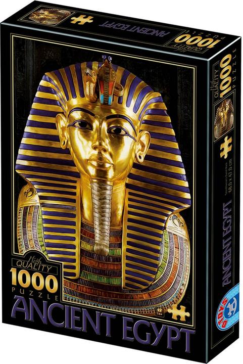 Productafbeelding D-Toys Puzzel 1000 stukjes - Het dodenmasker van Toetanchamon uit het Oude Egypte (1000 onderdelen)