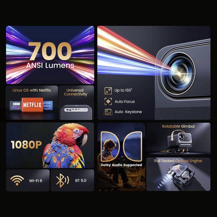 Image du produit Yaber U12 projector (Full HD, 700 lm)