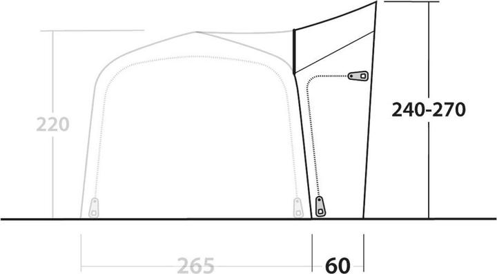 Image du produit Outwell Tall Connection Crossville 250SA (3.10 kg)