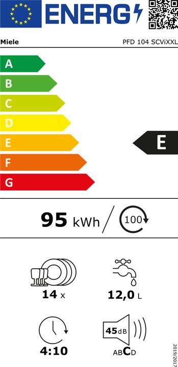Energy Label Miele PFD 104 SCVi XXL