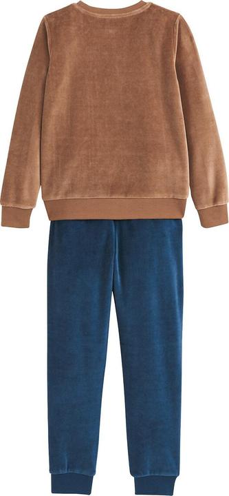 Image du produit La Redoute Collections Samt-Pyjama mit Hundeprint (102)