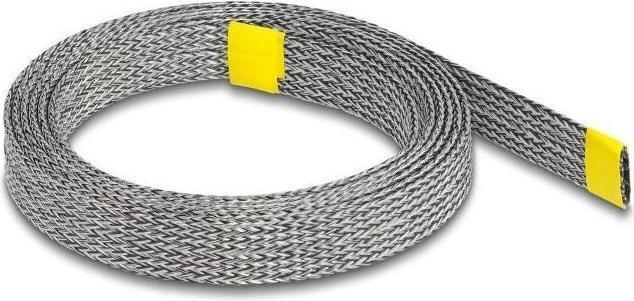 Actual product image Delock Braided sleeving for EMI shielding, expandable 2 m x 20 mm (Cable conduit, 200 cm)