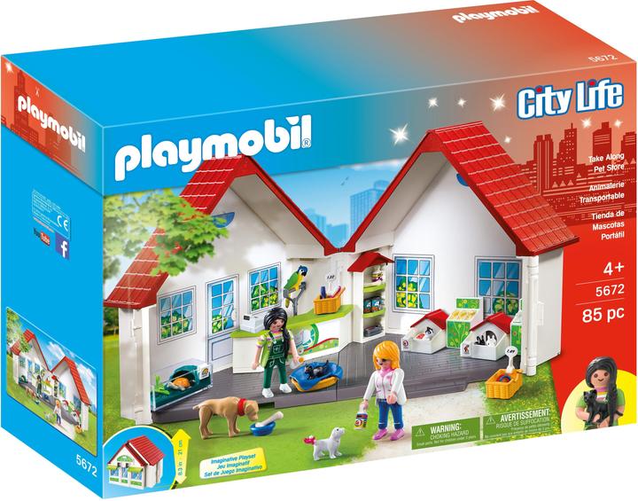 Playmobil Take Along Animal Clinic (71396, Playmobil City Life)