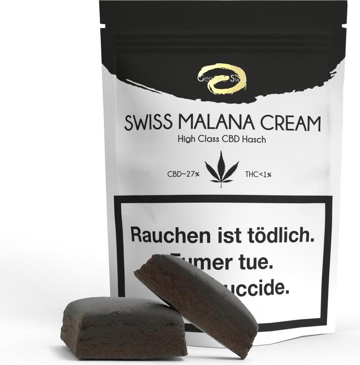 Immagine prodotto Genuine Swiss Crema di Malana svizzera CBD Hash (6 g, Interno)