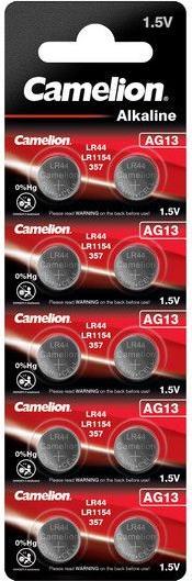 Camelion LR1154 Alkaline - 10 Knopfzellen (10 Stk., LR44, 158 mAh)