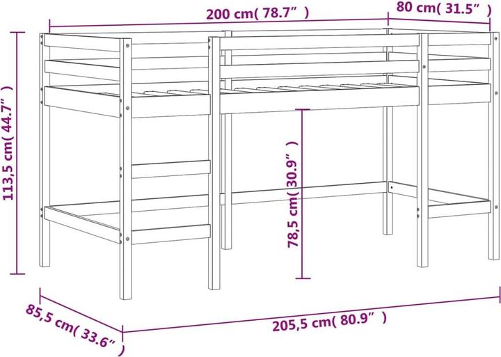 Image du produit VidaXL Idette (80 x 200 cm)