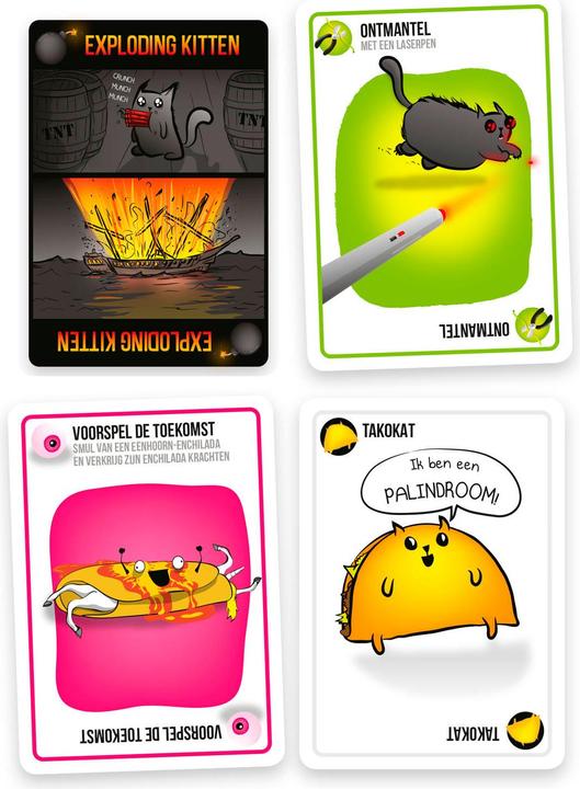 Actual product image Asmodée Exploding Kittens (Dutch)
